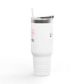 Zyno Insulated Travel Mug with Handle & Straw