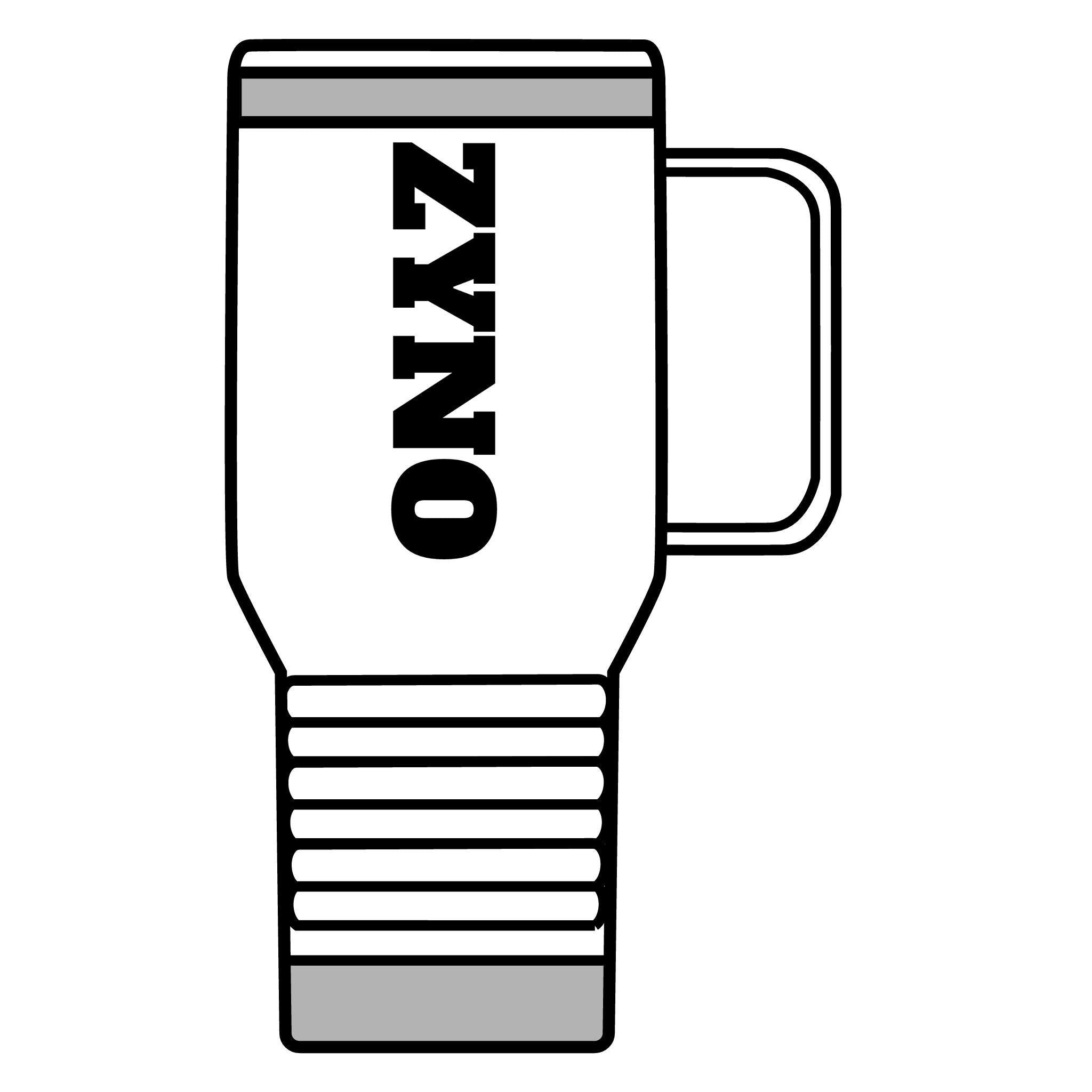 Onyx 20oz Travel Mug – Insulated Handle Tumbler