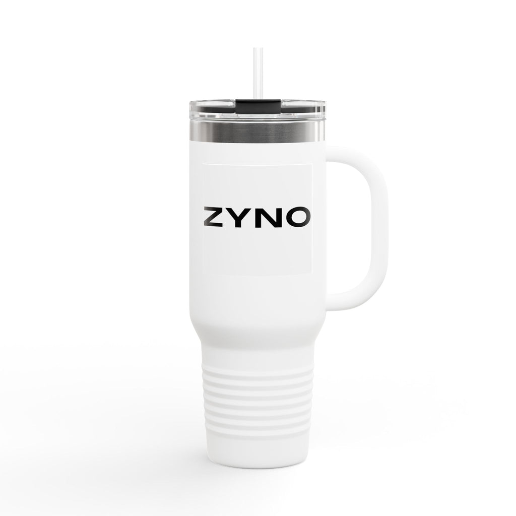Zyno Insulated Travel Mug with Handle & Straw