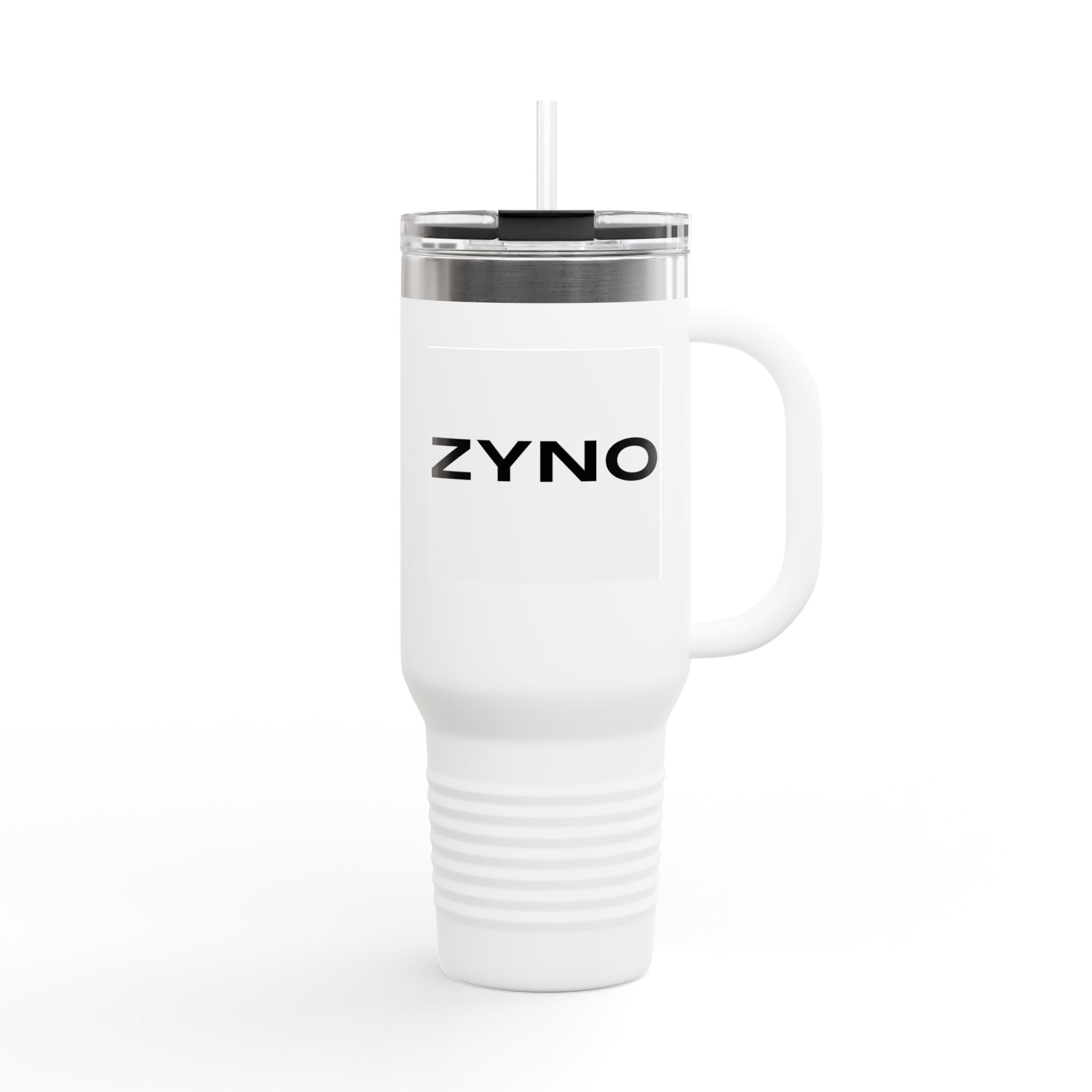 Zyno Insulated Travel Mug with Handle & Straw