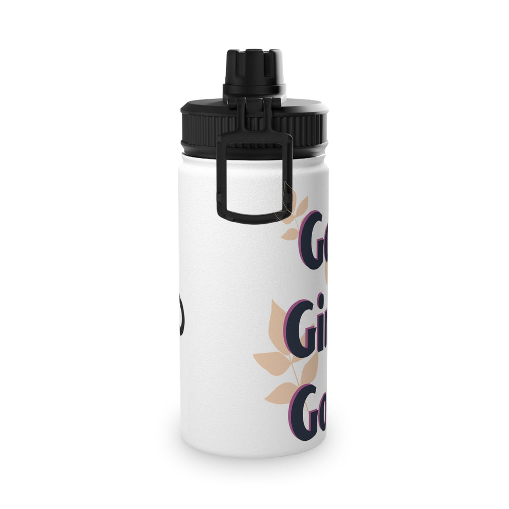 Stainless Steel Water Bottle — 'Make More Realistic Generated Images' Sports Lid